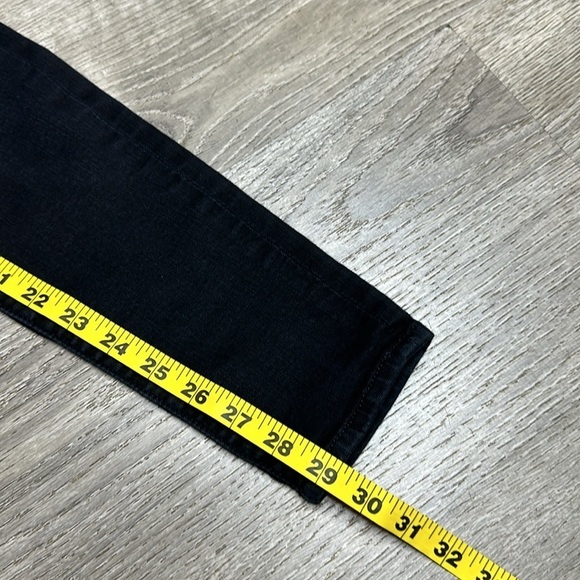 FRAME DENIM Ali High Rise Skinny Jeans in Black Sz 26 - Picture 12 of 14